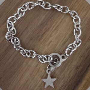 ✨⭐ Wish Upon a Star Bracelet  ⭐✨ Silver Chain Bracelet with Star Charm  ⭐✨